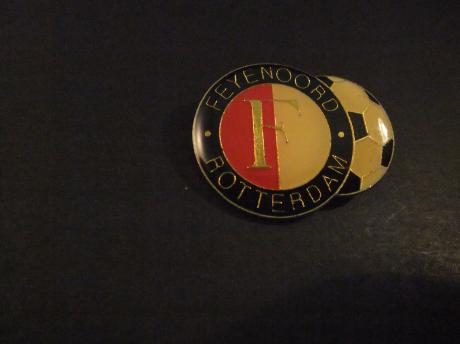 Feyenoord Rotterdam voetbalclub logo met bal